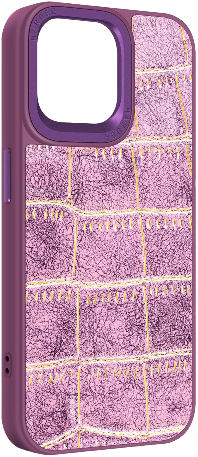 Чохол Harder Crocosaur для Apple iPhone 14 Pro Max Purple (ARM76728)