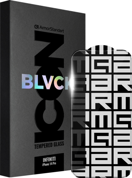 

Защитное стекло ArmorStandart Infinity Black Icon 2.75D для Apple iPhone 14 Pro (ARM73953)