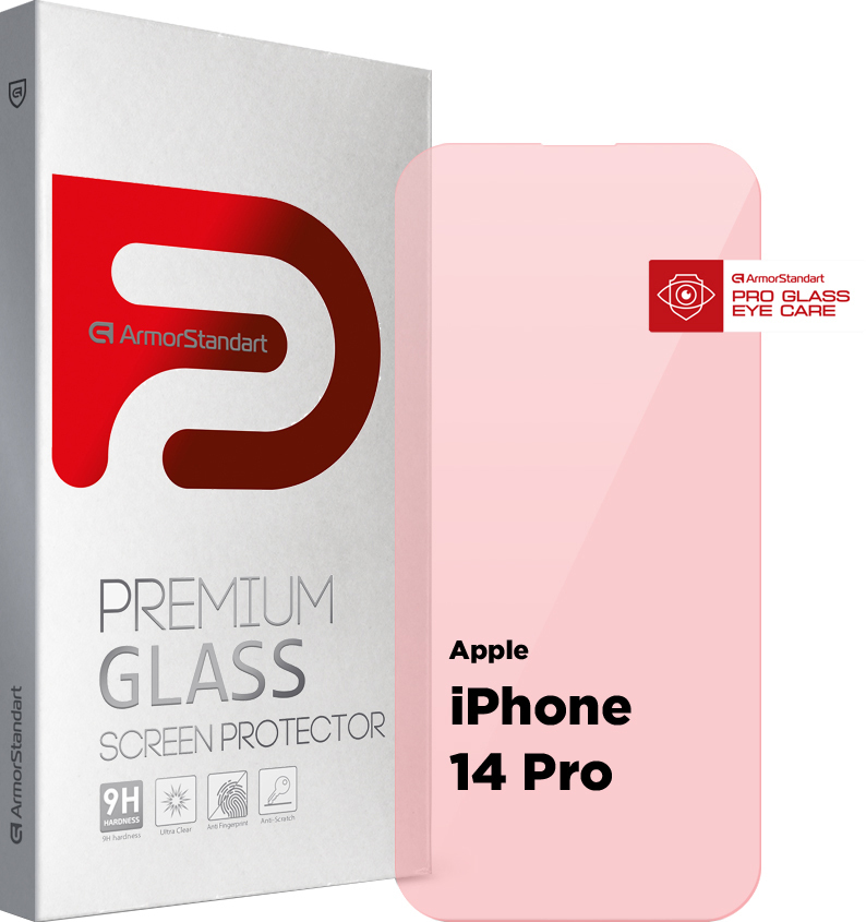 Защитное стекло ArmorStandart Pro Eye Care для Apple iPhone 14 Pro (ARM77672) фото 1