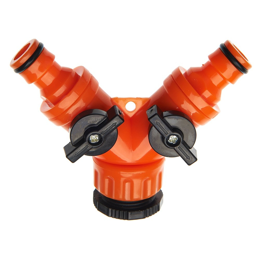 Коннектор для шланга SEQUOIA SWC1234DT двухклапанный 1/2'-3/4' (SWC1234DT) фото 1