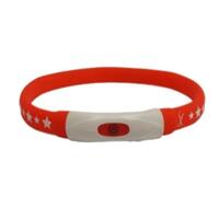 Нашийник AnimAll 0167 LED-S 40 см помаранчевий (з підзарядкою USB)