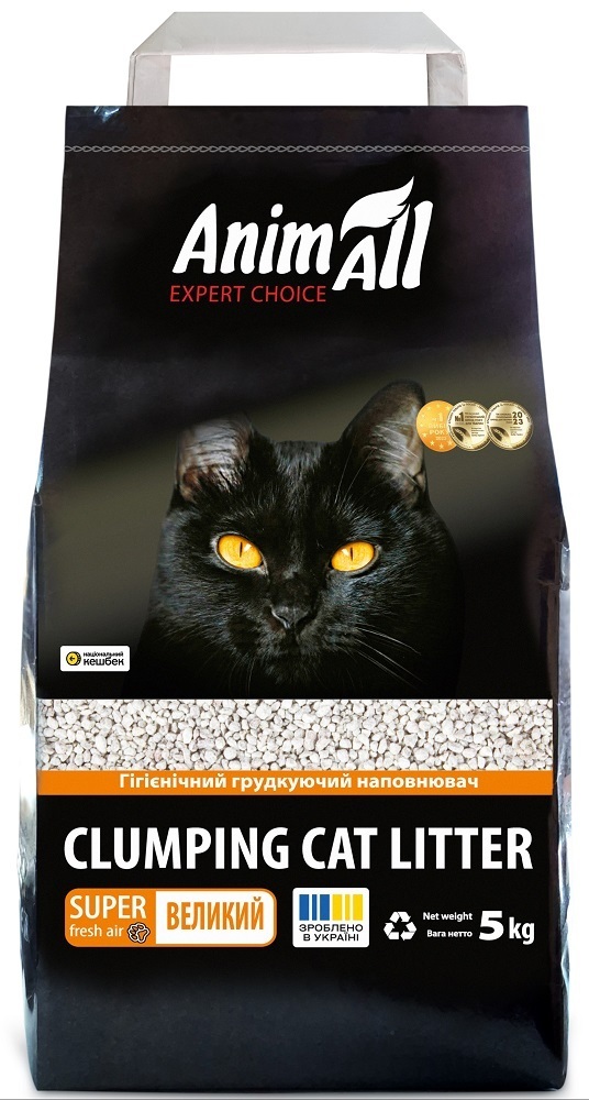 Наповнювач бентонітовий AnimAll велика фракція 5 кгфото1