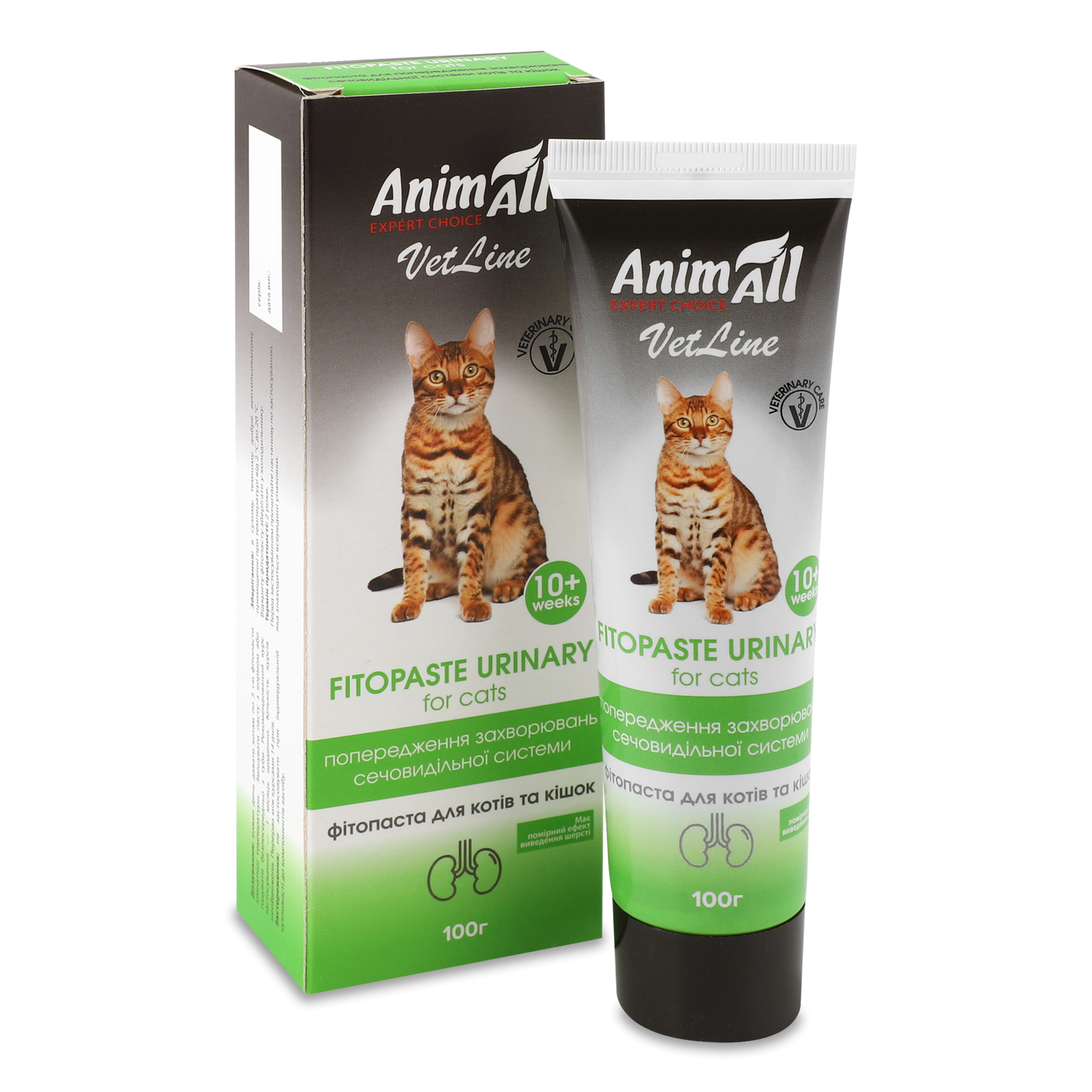 Фітопаста для котів AnimAll VetLine Urinary Урінарі 100 гфото1