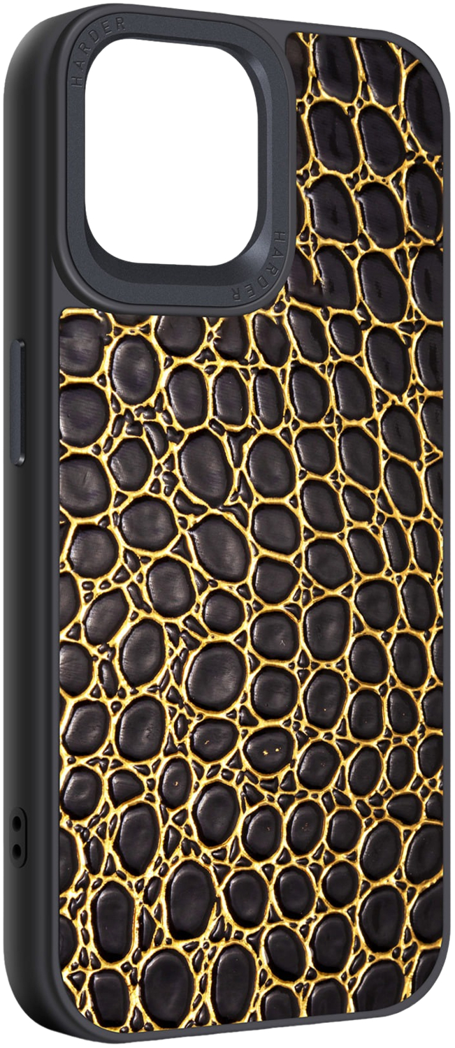 Чохол Harder Crocosaur для Apple iPhone 14 Black (ARM76713)