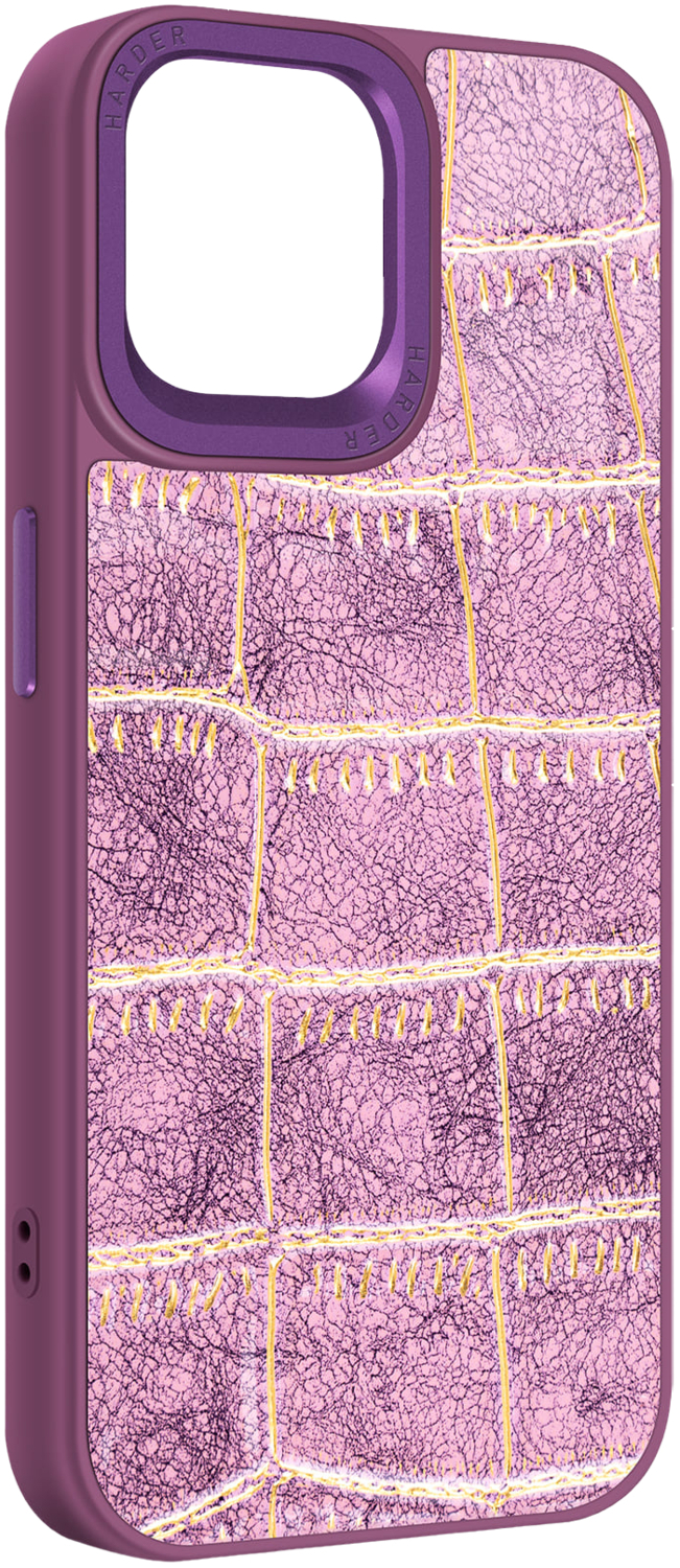Чохол Harder Crocosaur для Apple iPhone 14 Purple (ARM76716)