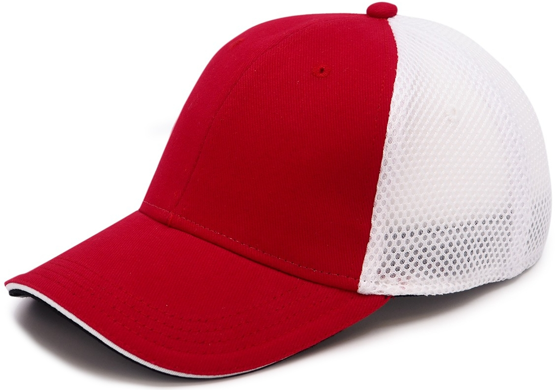 Кепка Cofee New Meshfit 4022-5 One Size красная/белая