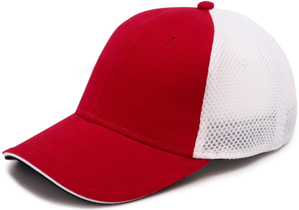 Кепка Cofee New Meshfit 4022-5 One Size красная/белая фото 