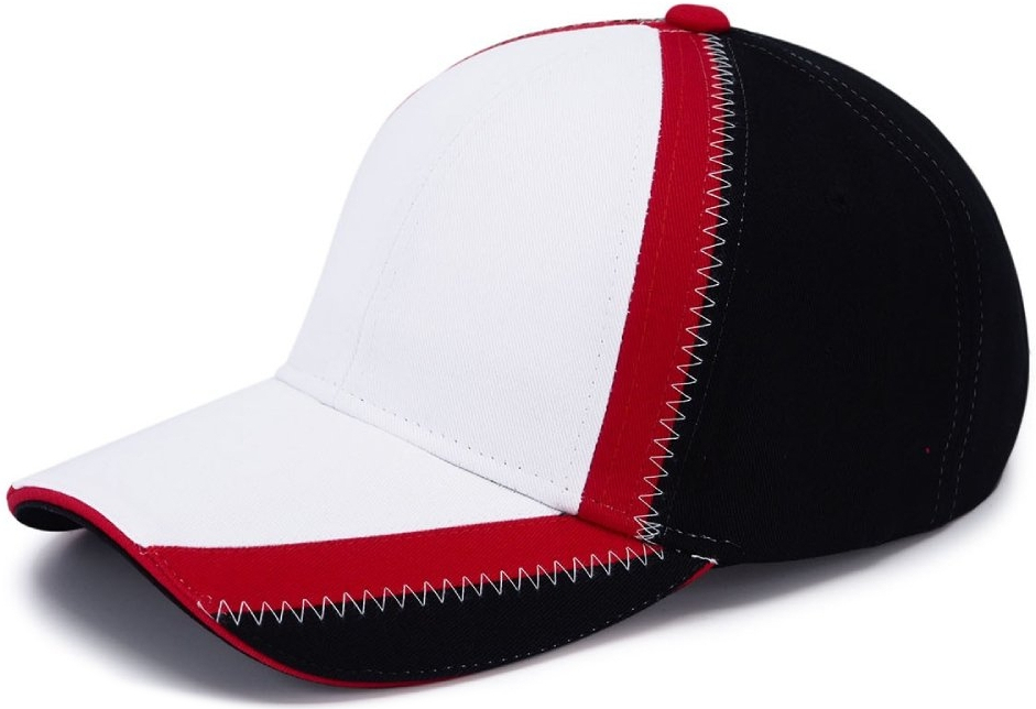 Кепка Cofee Race 4030-6 CO One Size белая/красная/черная фото 1