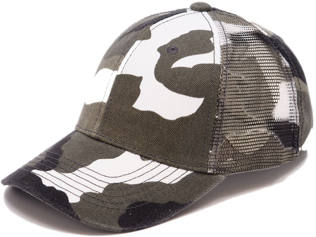 Кепка Cofee Army Mesh 4038-53 CO серая камуфляжная