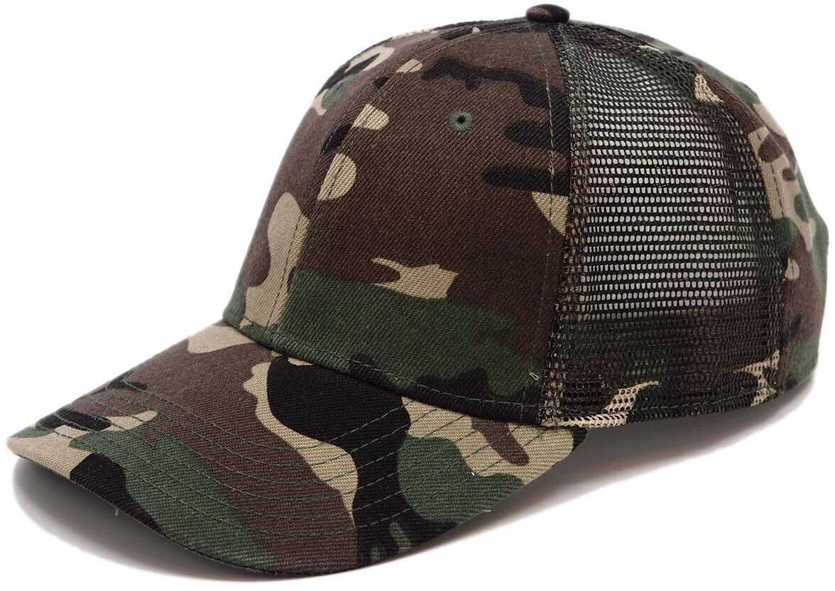 Кепка Cofee Army Mesh 4038-55 CO коричневая камуфляжная