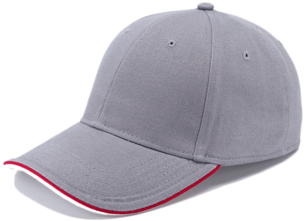 Кепка Cofee Piping 4044-7 CO One Size серая фото 