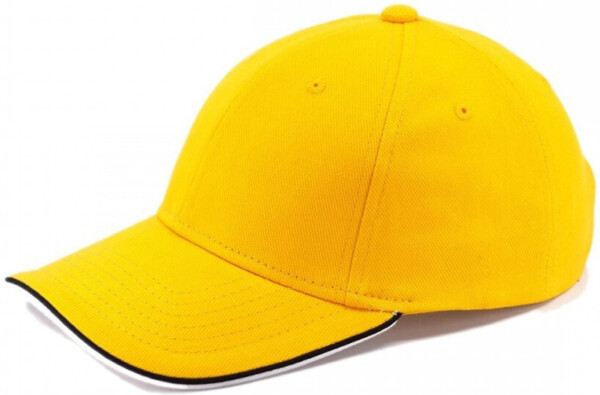 Кепка Cofee Piping 4044-8 CO One Size желтая фото 