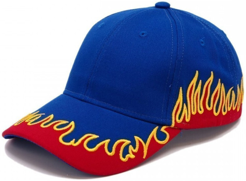 Кепка Cofee Flame 4056-4 CO One Size синяя/желтая/красная фото 1