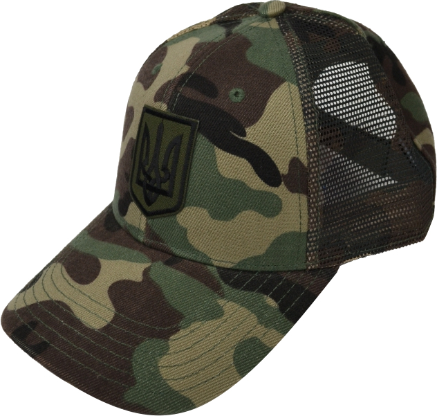 Кепка Cofee Army Mesh SH4038-55 CO/84785 One Size зеленая камуфляжная