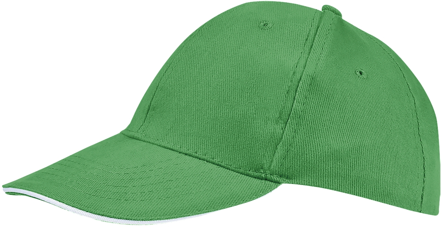 Кепка Sol’s Buffalo 88100920TUN One Size яскраво-зелена/біла