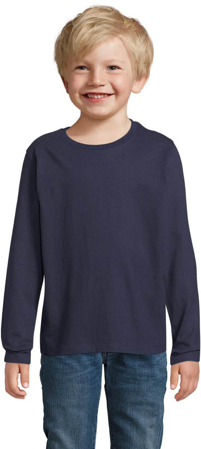 Лонгслив хлопковый детский Sol’s Imperial Lsl Kids 0294731912A 12-14р темно-синий