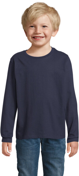 Лонгслів бавовняний дитячий Sol’s Imperial Lsl Kids 0294731912A 12-14р темно-синійфото