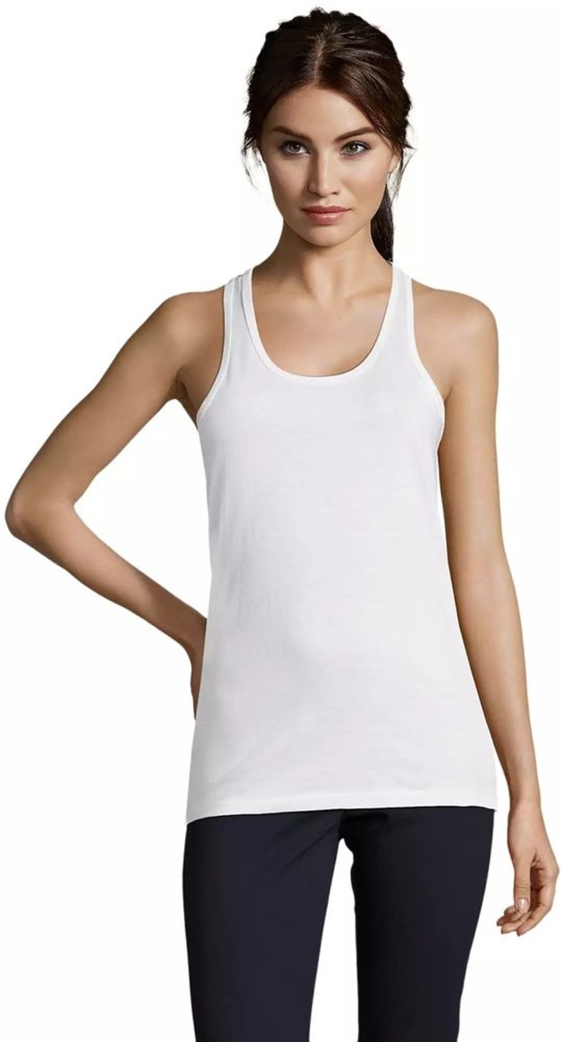 Майка женская Sol’s Justin Women 18261022 2XL белая