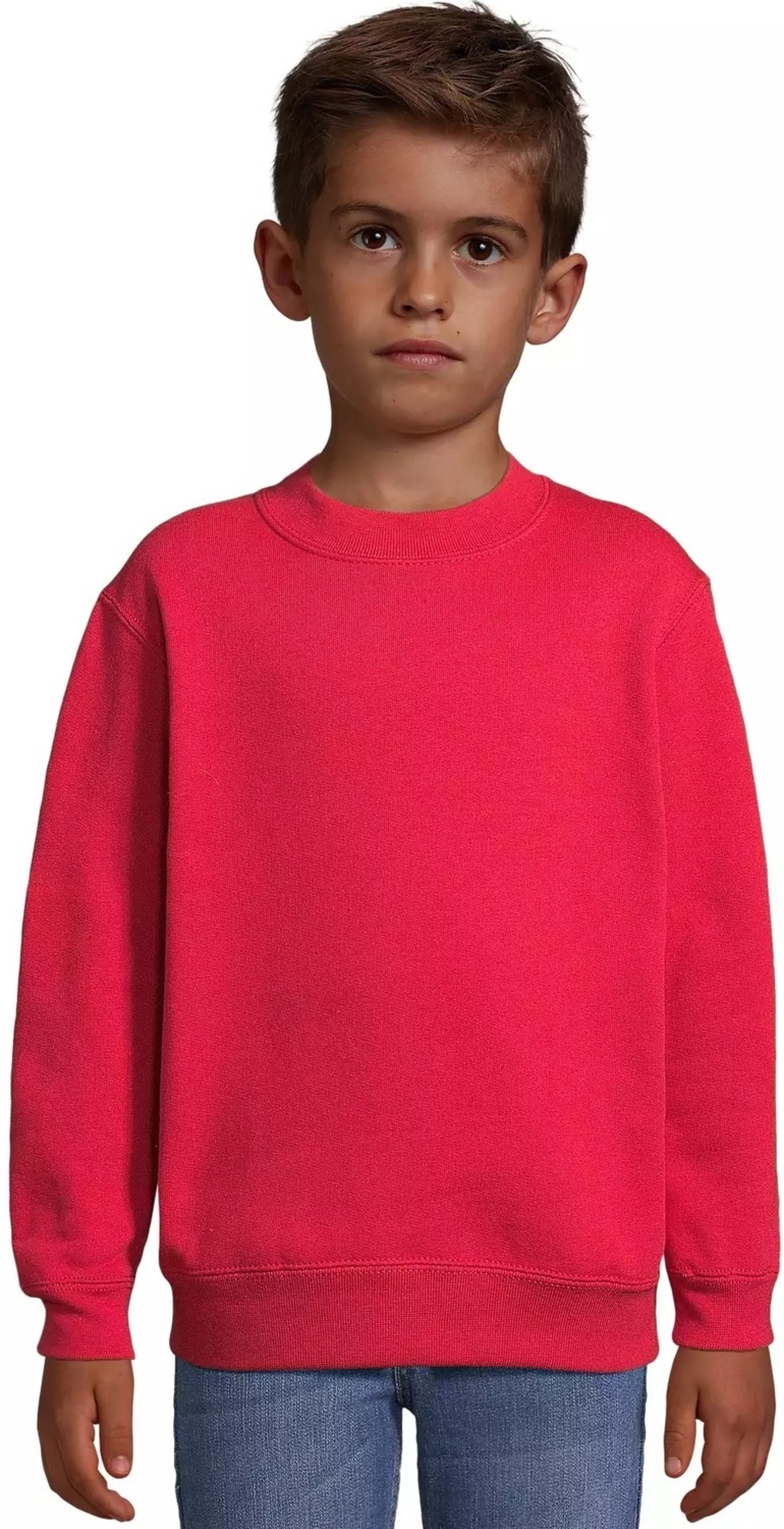 Свитшот детский Sol’s New Supreme Kids 1324914508A 8-9р красный