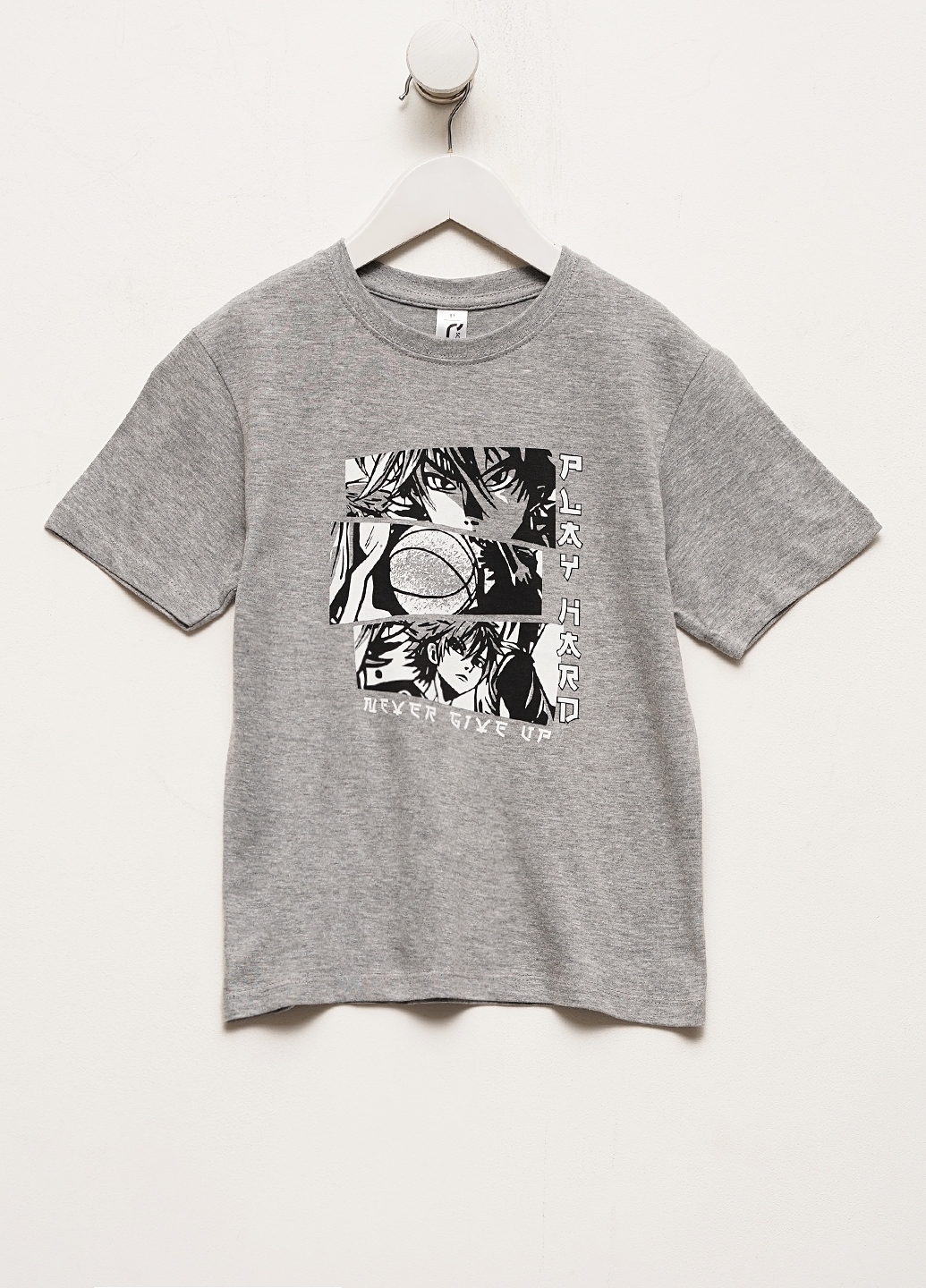 Футболка хлопковая детская Sol’s Regent Kids 11970350/2004A 4-5р серая