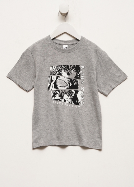 Футболка бавовняна дитяча Regent Kids 6-7р сірафото