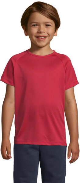 Футболка спортивна дитяча Sporty Kids 8-9р червонафото