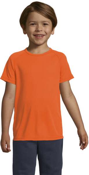 Футболка спортивна дитяча Sporty Kids 6-7р помаранчевафото