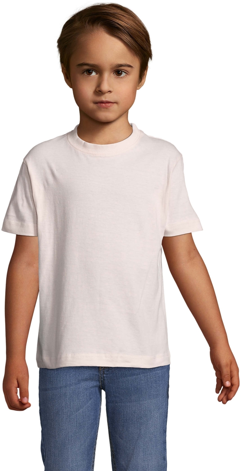 Футболка хлопковая Sol’s Regent Kids 1197014104A 4-5р розовая