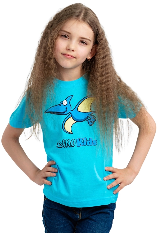 Футболка хлопковая Sol’s Regent Kids 11970225/304A 4-5р бирюзовая