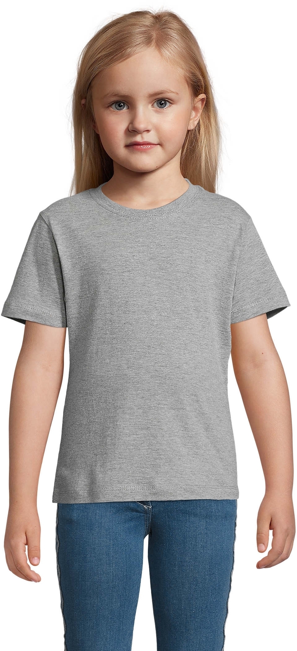 Футболка бавовняна дитяча Regent Kids 6-7р сірафото1