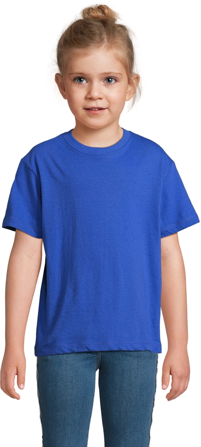 Футболка хлопковая Sol’s Regent Kids 1197024110A 10-11р синяя