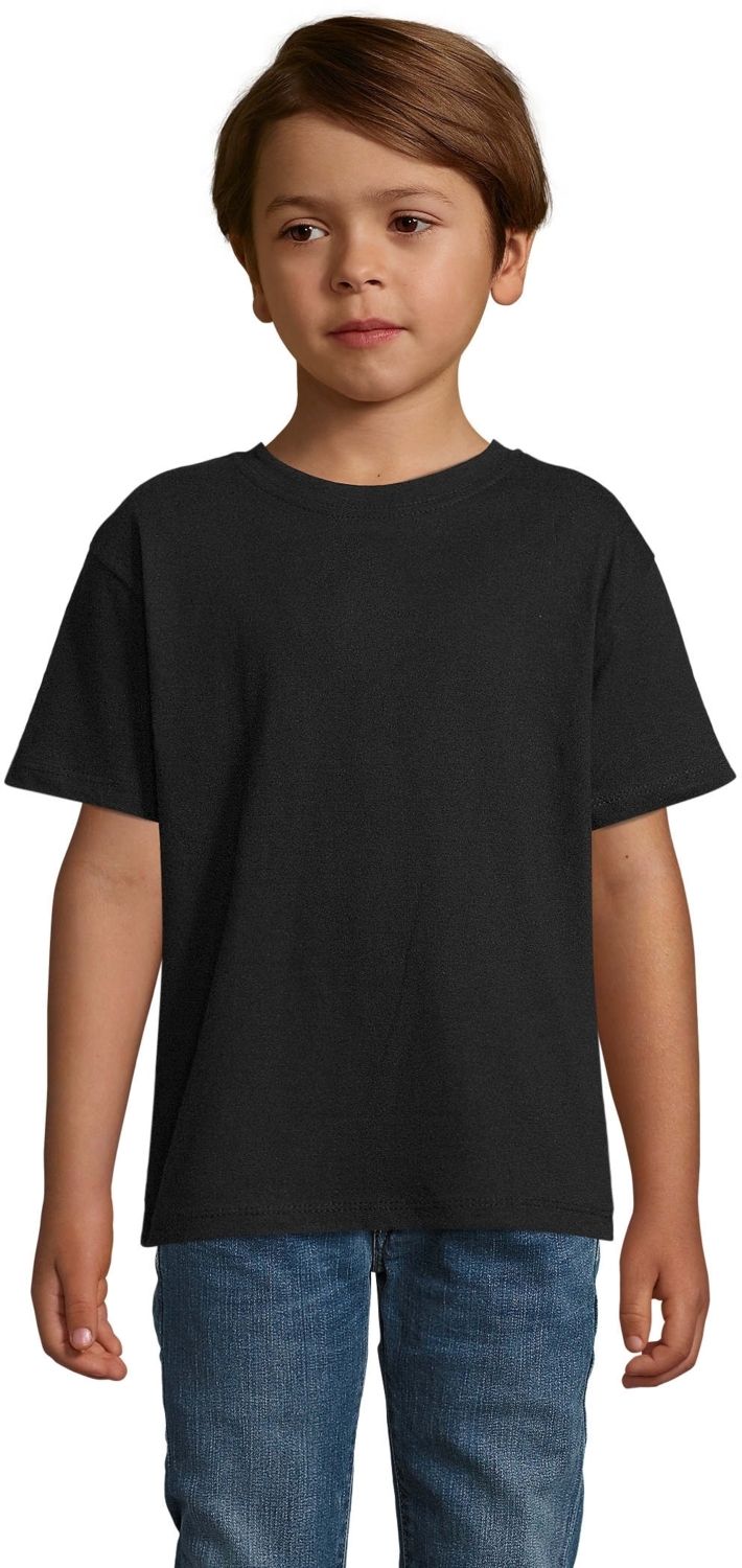 Футболка хлопковая Sol’s Regent Kids 1197030906A 6-7р черная