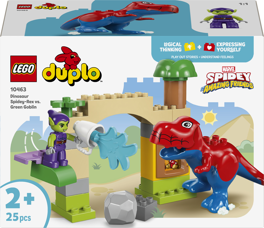 LEGO 10463 DUPLO Disney Динозавр Spidey-Rex против Зеленого Гоблина фото 1