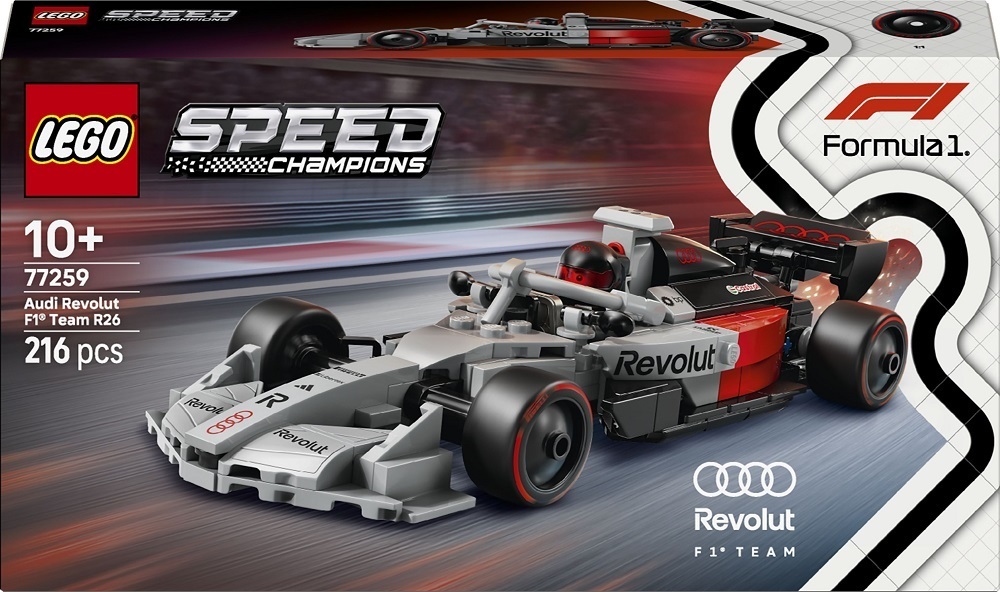 LEGO 77259 Speed ​​Champions Гоночный автомобиль Audi Revolut F1 Team R26 фото 1