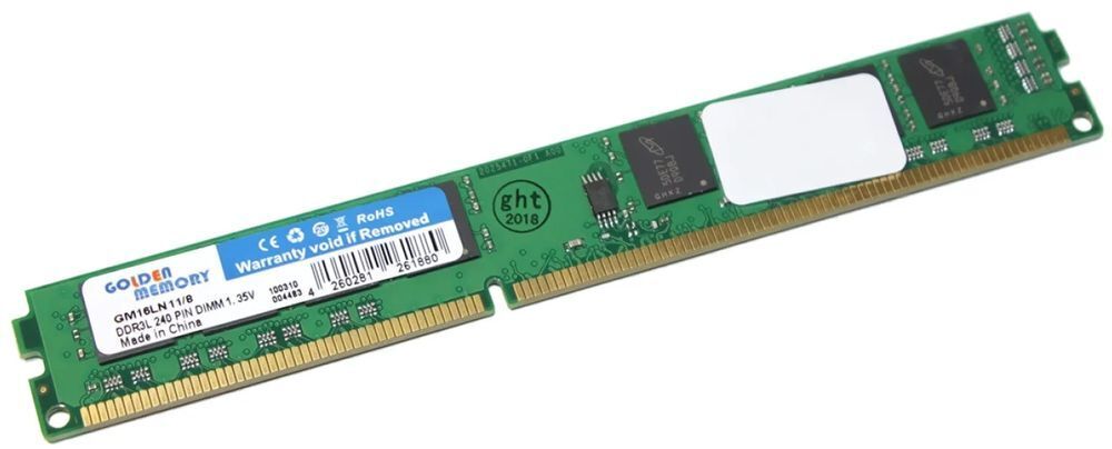 Память для ПК Golden Memory DDR3L 8GB 1600 MHz (GM16LN11/8) фото 1