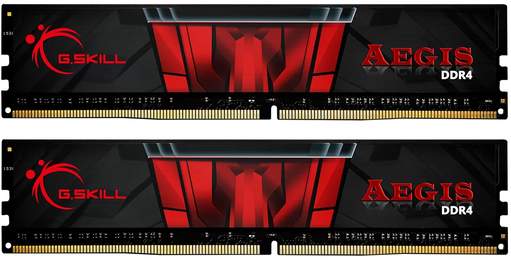 Память для ПК G.Skill DDR4 16GB (2x8GB) 2666 MHz AEGIS (F4-2666C19D-16GIS) фото 1