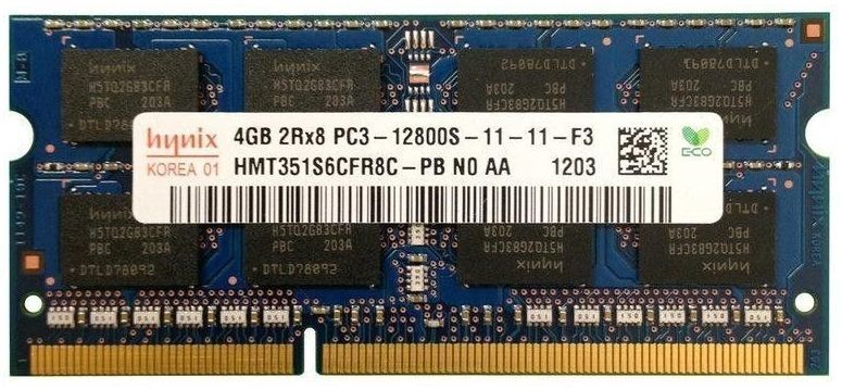 Память для ноутбука Hynix DDR3 4GB 1600 MHz (HMT351S6CFR8C-PB) фото 1
