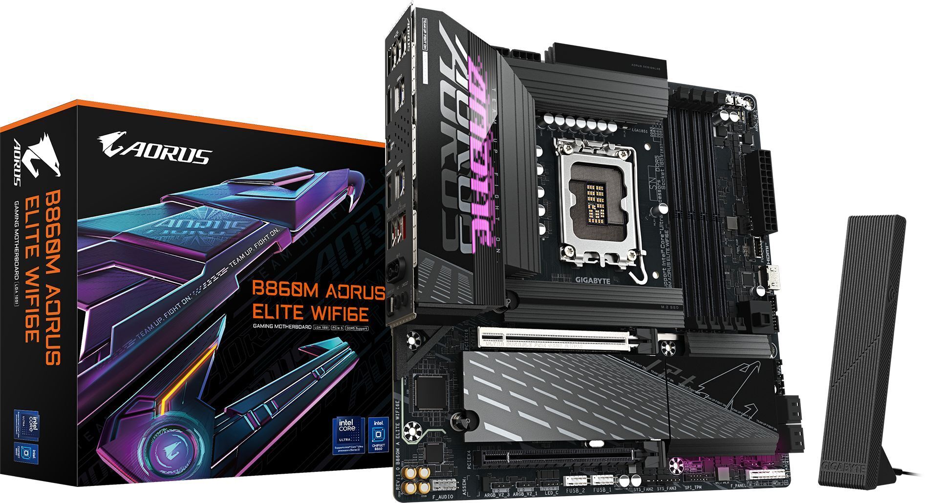 Материнская плата GIGABYTE B860M A ELITE WIFI6E (B860M_AORUS_ELITE_WIFI6E) фото1