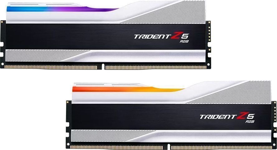 Память для ПК G.Skill DDR5 32GB (2x16GB) 6000 MHz Trident Z5 RGB Silver (F5-6000J3636F16GX2-TZ5RS) фото 1