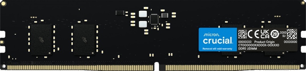 Память для ПК Micron DDR5 16GB 4800 MHz (CT16G48C40U5) фото 1