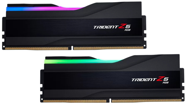 Память для ПК G.Skill DDR5 32GB (2x16GB) 6400 Trident Z5 RGB Black (F5-6400J3239G16GX2-TZ5RK)