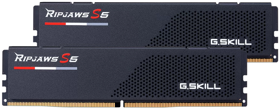 Память для ПК G.Skill DDR5 64GB (2x32GB) 6400 MHz Ripjaws S5 (F5-6400J3239G32GX2-RS5K) фото 1