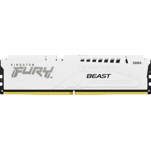Память для ПК Kingston Fury (ex.HyperX) DDR5 32GB 6000 MHz Beast EXPO White (KF560C36BWE-32)