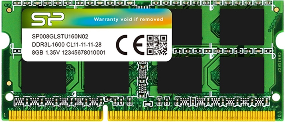 Память для ноутбука Silicon Power DDR3L 8GB 1600 MHz (SP008GLSTU160N02) фото 1
