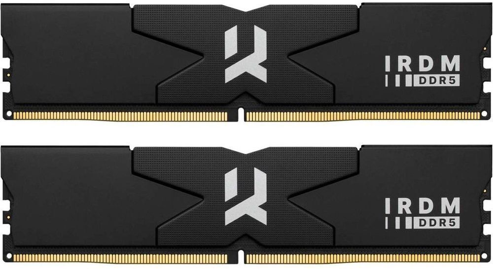 Память для ПК Goodram DDR5 64GB (2x32GB) 6400 MHz IRDM Black (IR-6400D564L32/64GDC) фото 1
