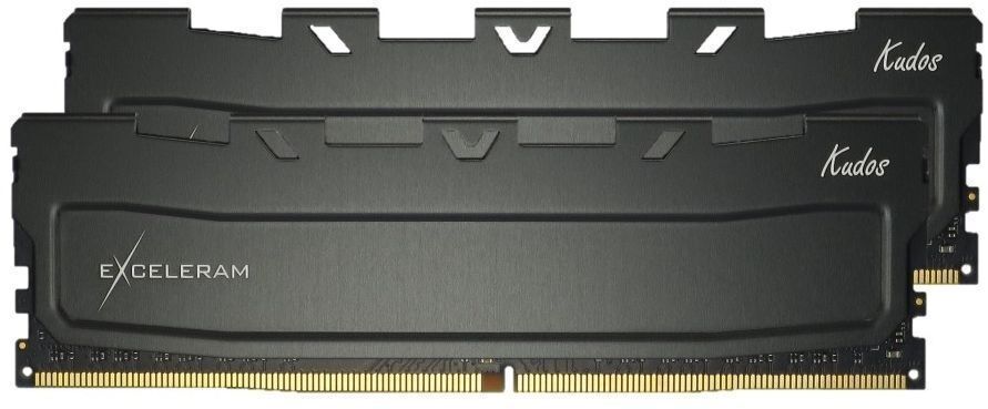 Память для ПК eXceleram DDR4 32GB (2x16GB) 3200 MHz Black Kudos (EKBLACK4323216XD) фото 1