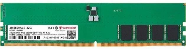 Память для ПК Transcend DDR5 32GB 5600 MHz JetRam (JM5600ALE-32G)
