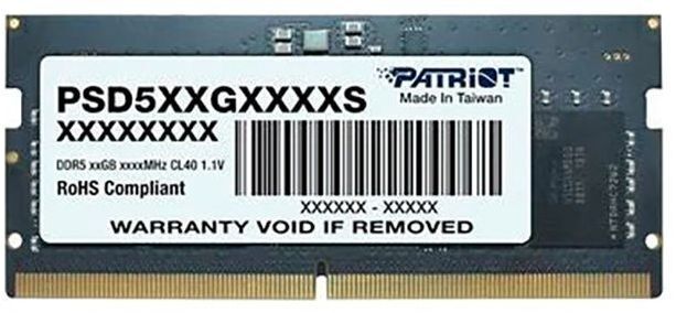 Память для ноутбука Patriot DDR5 8GB 5600 MHz (PSD58G560041S) фото 1
