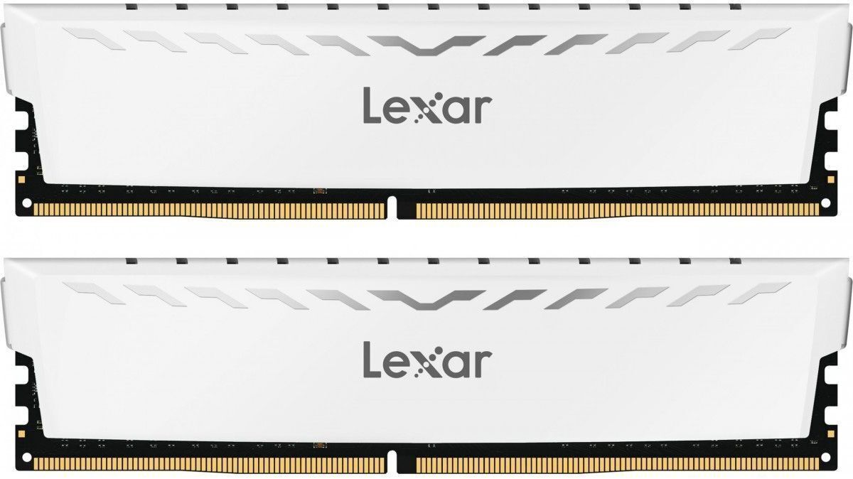 Память для ПК Lexar DDr4 32GB (2x16GB) 3600 MHz Thor White (LD4BU016G-R3600GDWG) фото1