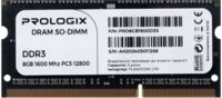 Память для ноутбука Prologix DDR3 8GB 1600 MHz (PRO8GB1600D3S)